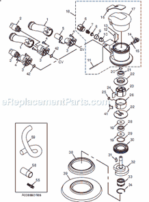 Page A Diagram and Parts List for CP7220SV 8941072202 Chicago Pneumatic Sander